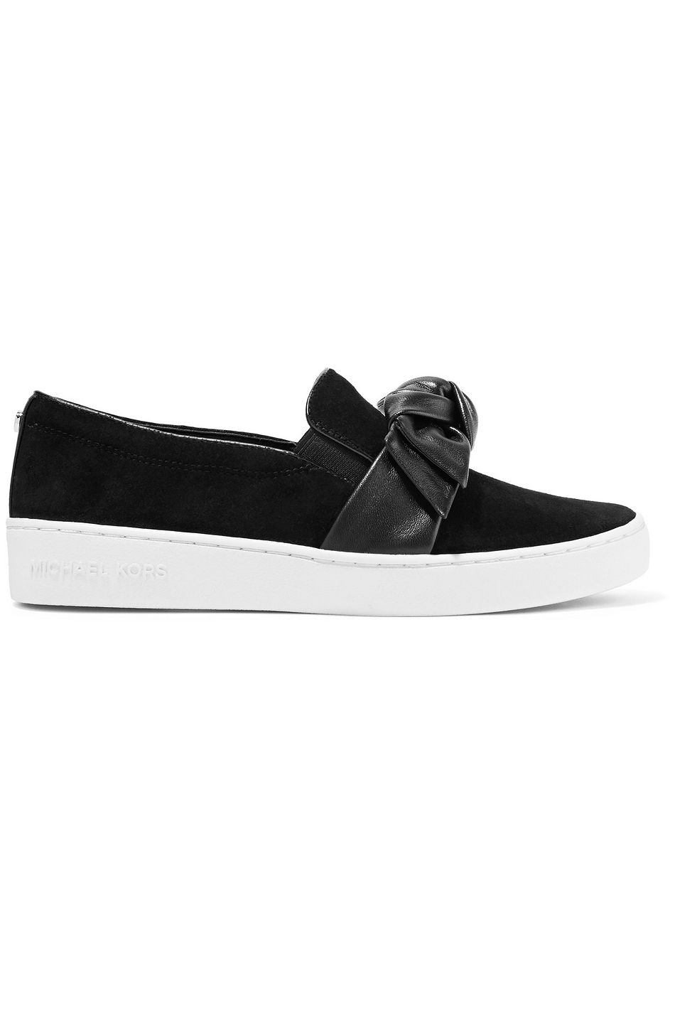 michael kors suede slip on sneakers