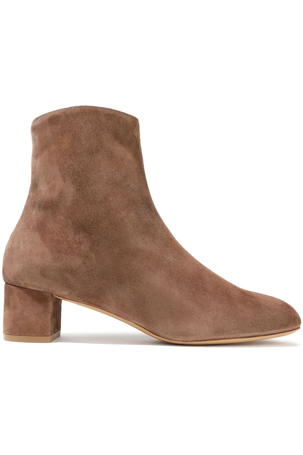 brown suede ankle boots