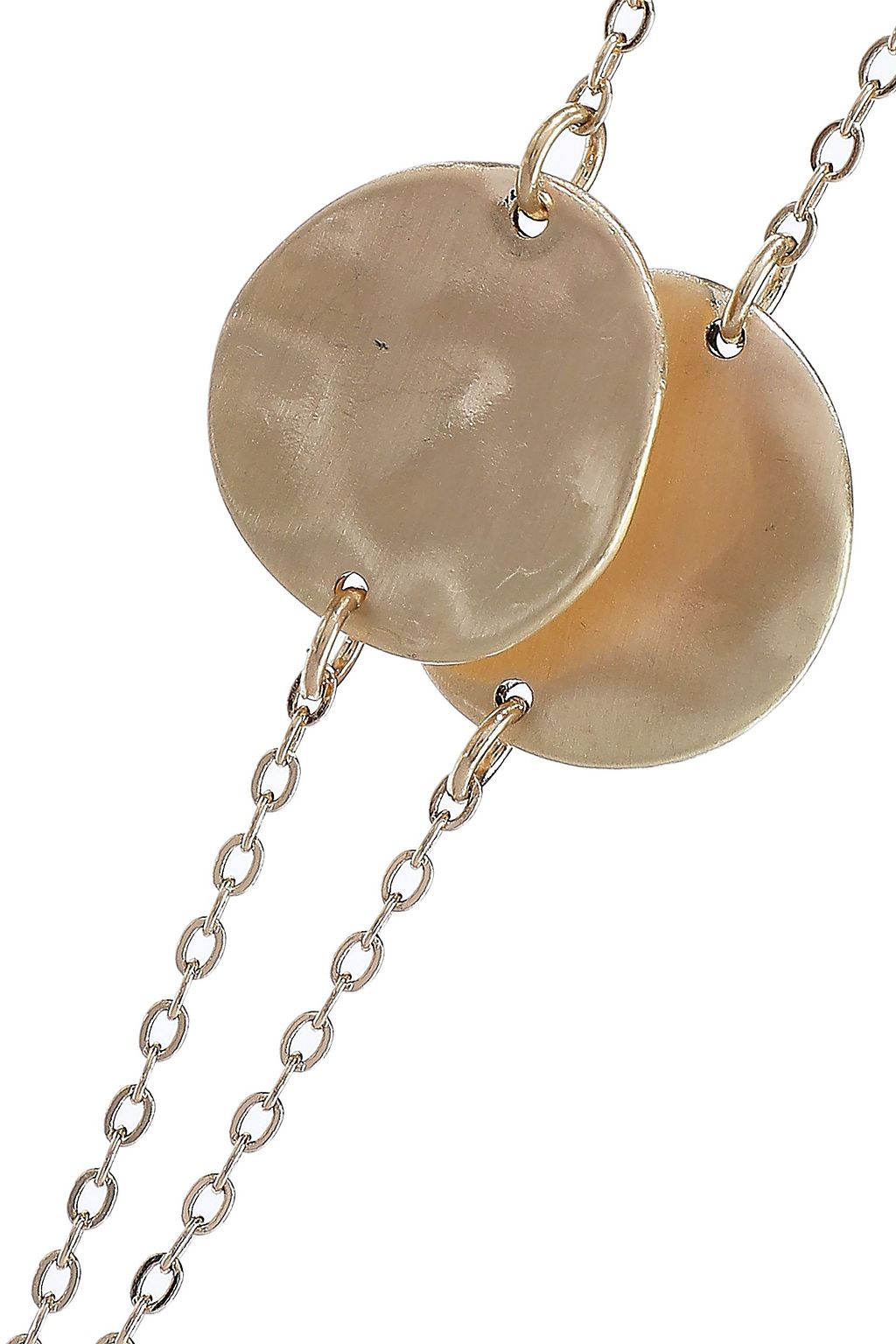 KENNETH JAY LANE 22-karat gold-plated necklace