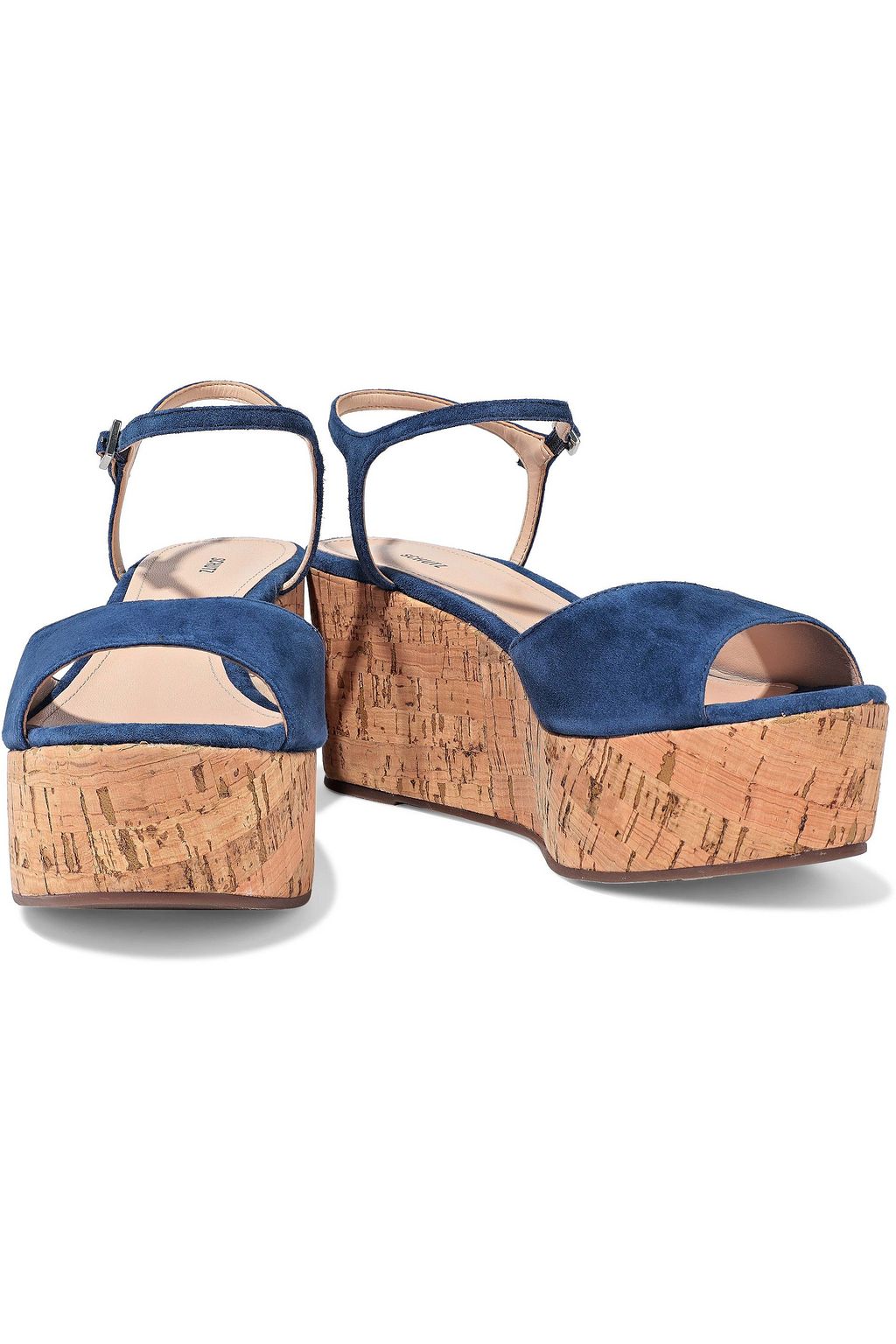 SCHUTZ Heloise suede platform sandals