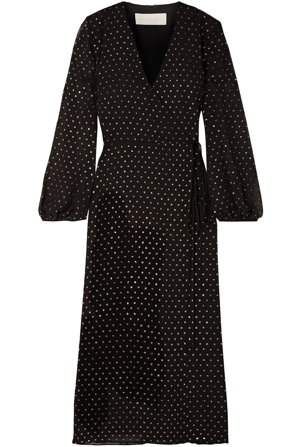 michelle mason polka dot dress