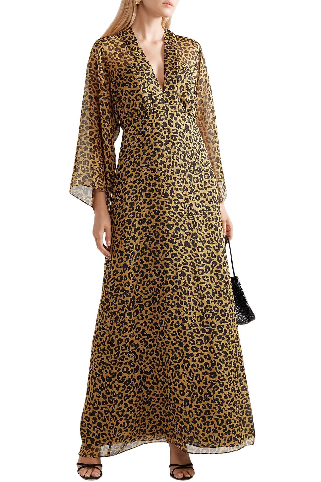 michelle mason leopard dress