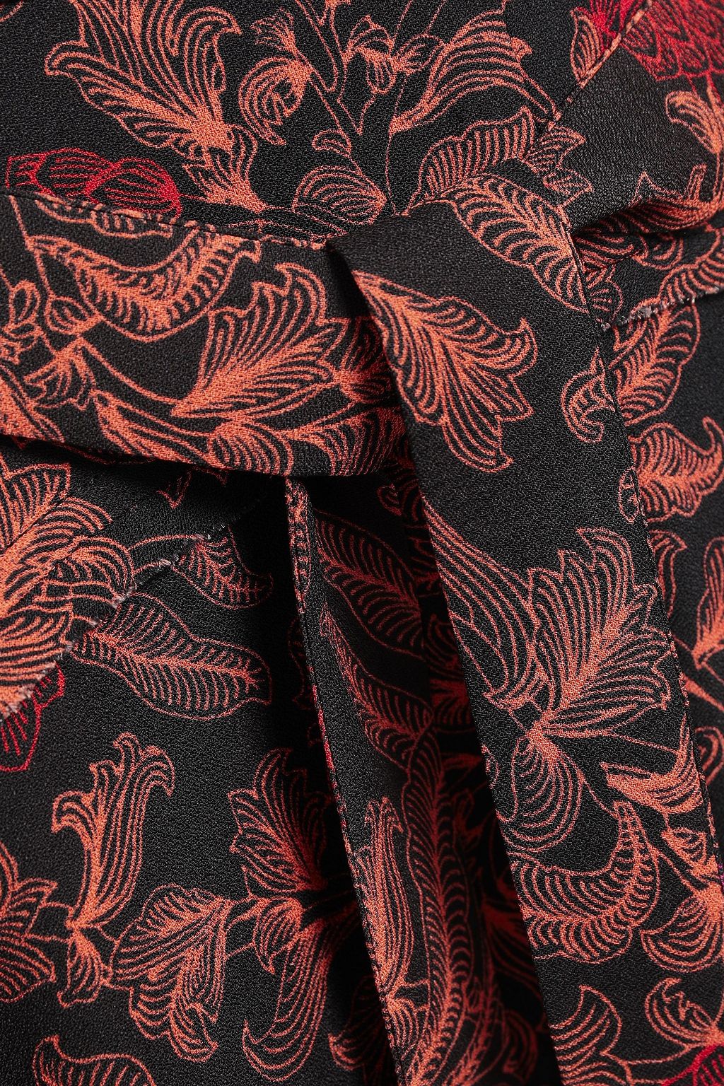 PROENZA SCHOULER Asymmetric printed crepe skirt