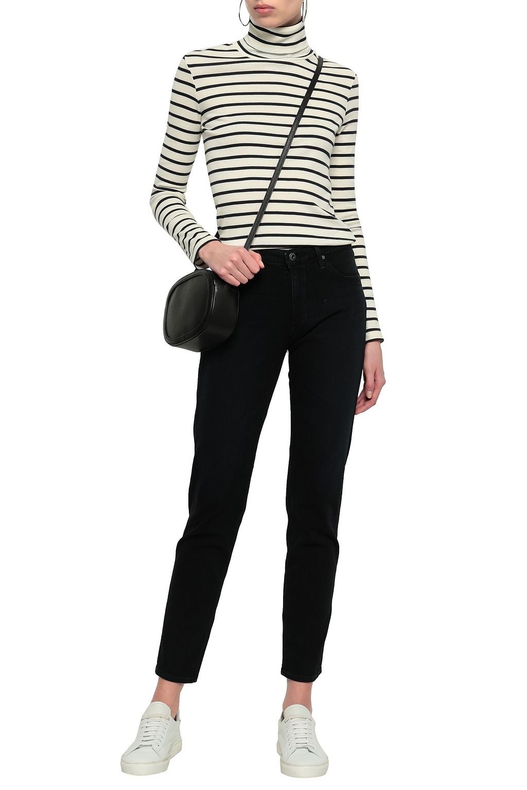 AG JEANS Mid-rise slim-leg jeans