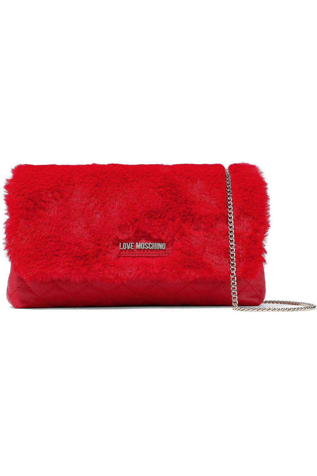 moschino fur bag
