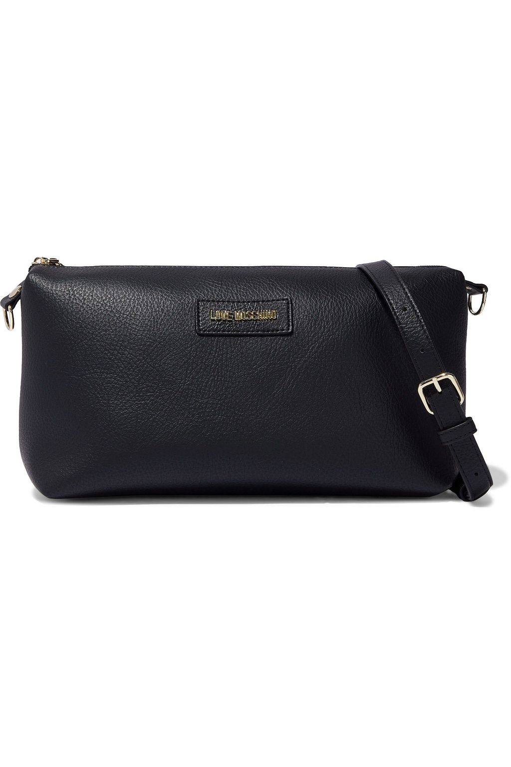 LOVE MOSCHINO Embellished textured-leather tote