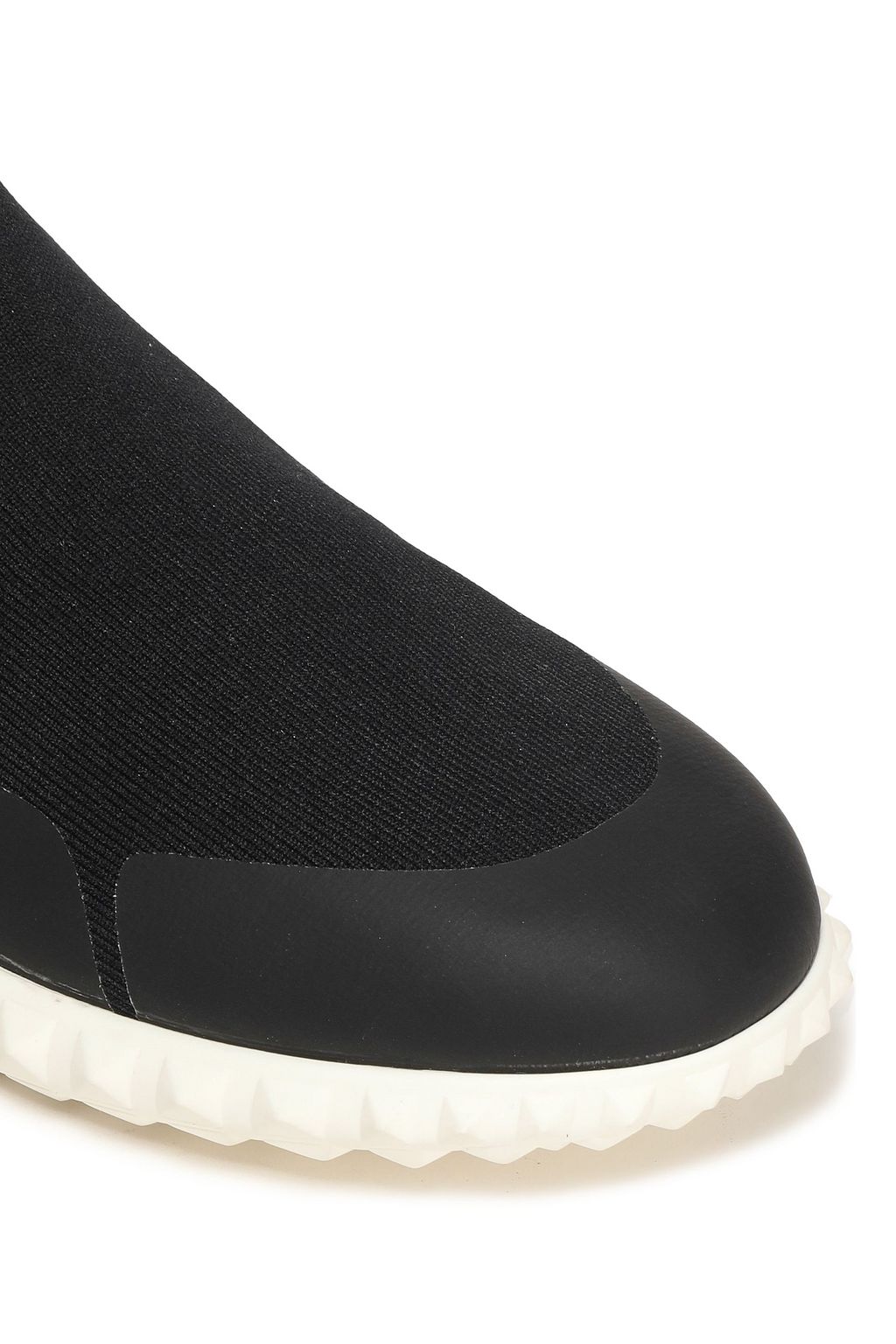 VALENTINO GARAVANI VLTN printed stretch-knit high-top sneakers