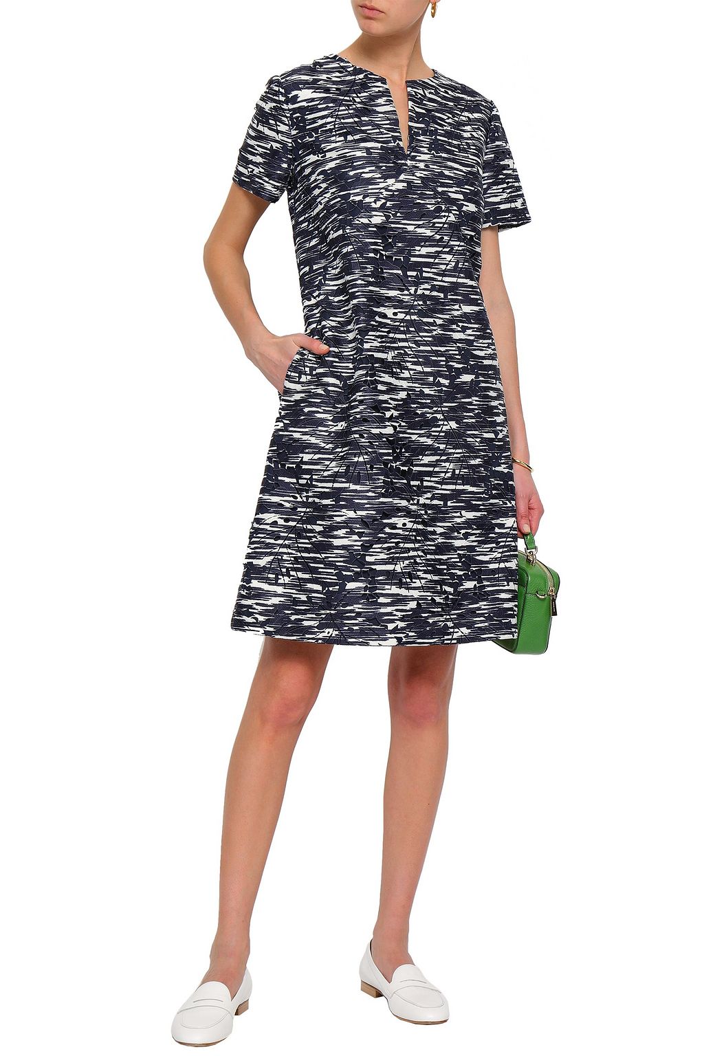 TORY BURCH Dina printed woven dress