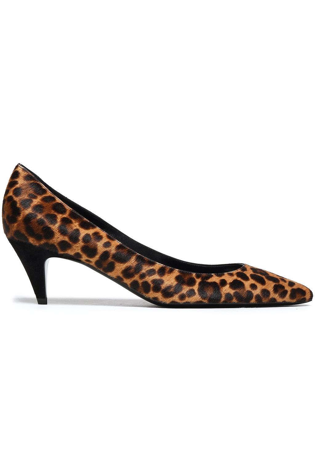 animal print mid heels