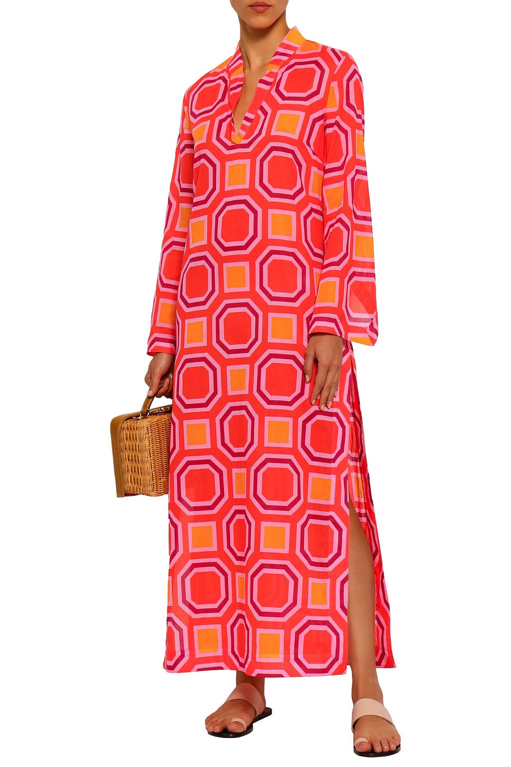 TORY BURCH Stephanie printed cotton kaftan