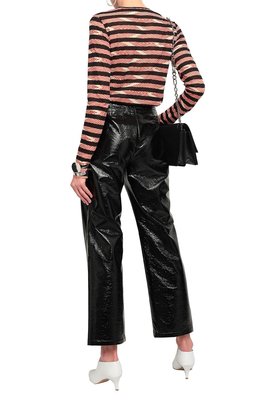 PROENZA SCHOULER Printed slub cotton-jersey top