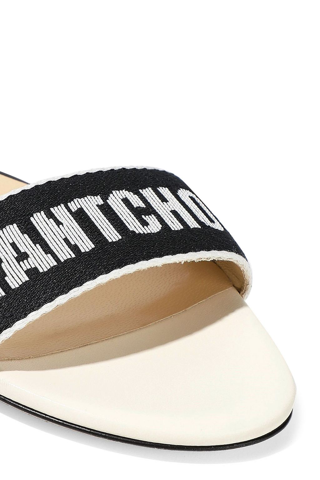 JIMMY CHOO Breanne logo-jacquard sandals