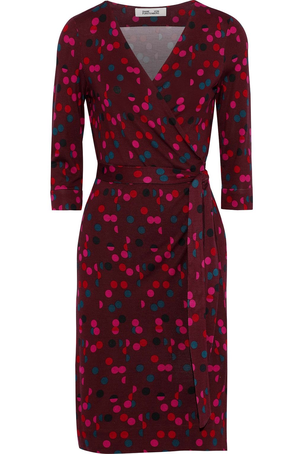 jersey dvf wrap dress