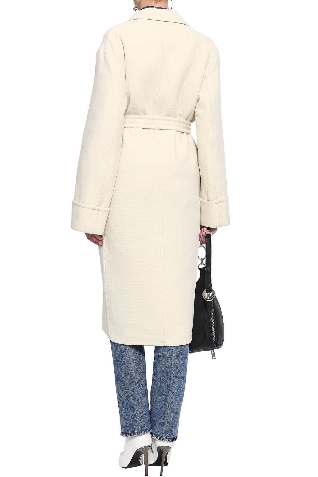 HELMUT LANG Belted wool coat