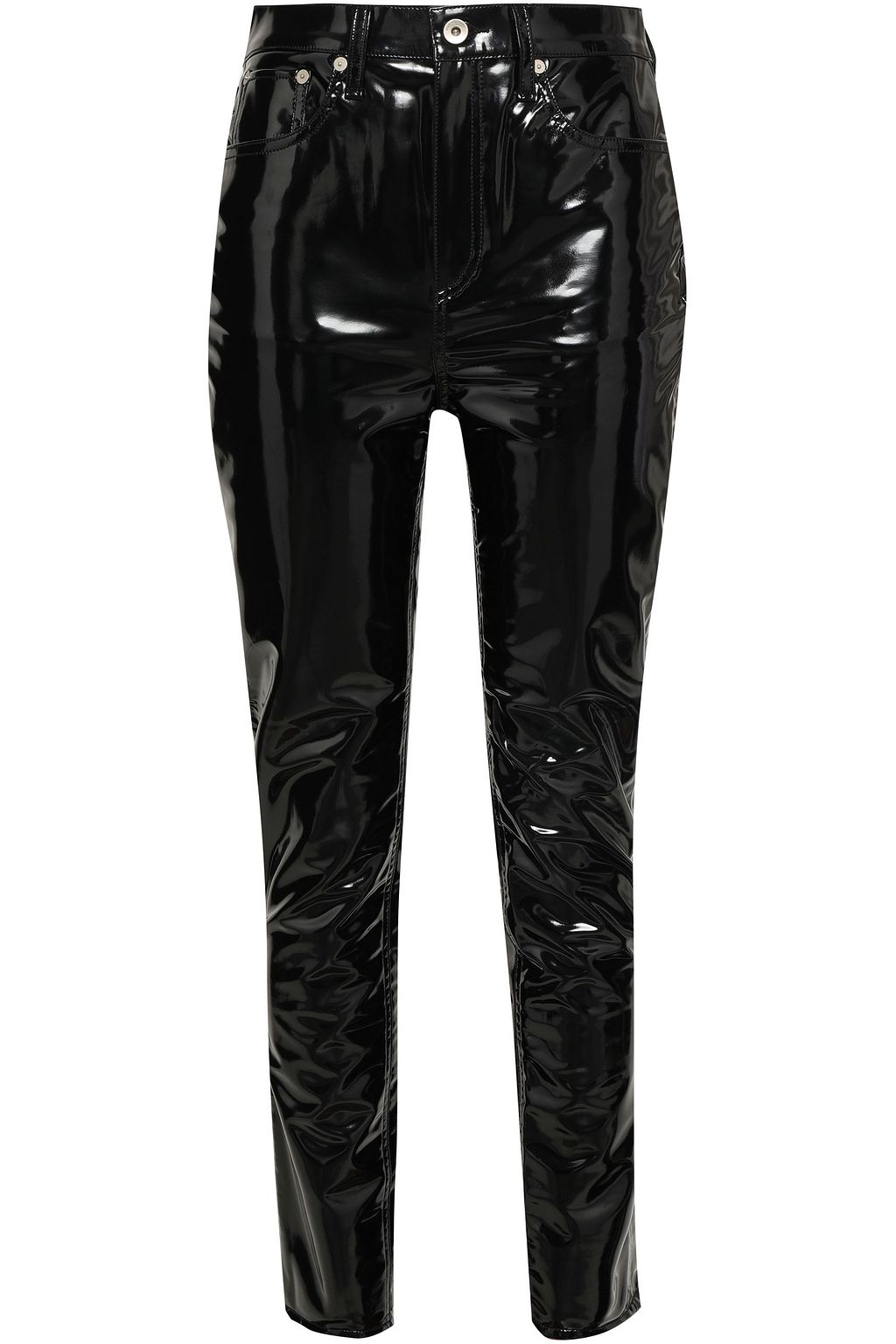 skinny vinyl pants