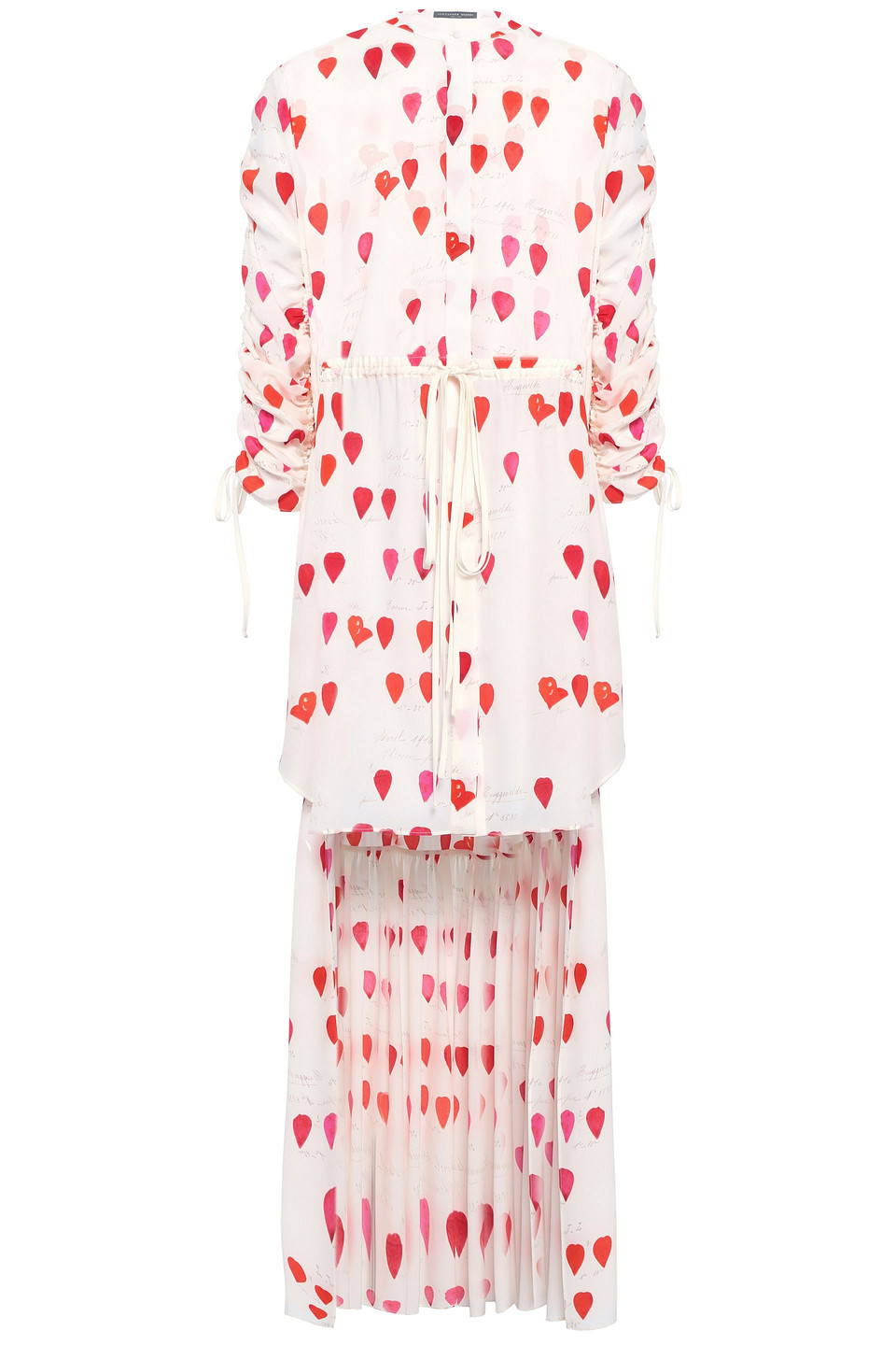 Alexander Mcqueen Woman Printed Silk Crepe De Chine Mini Dress White Size 40