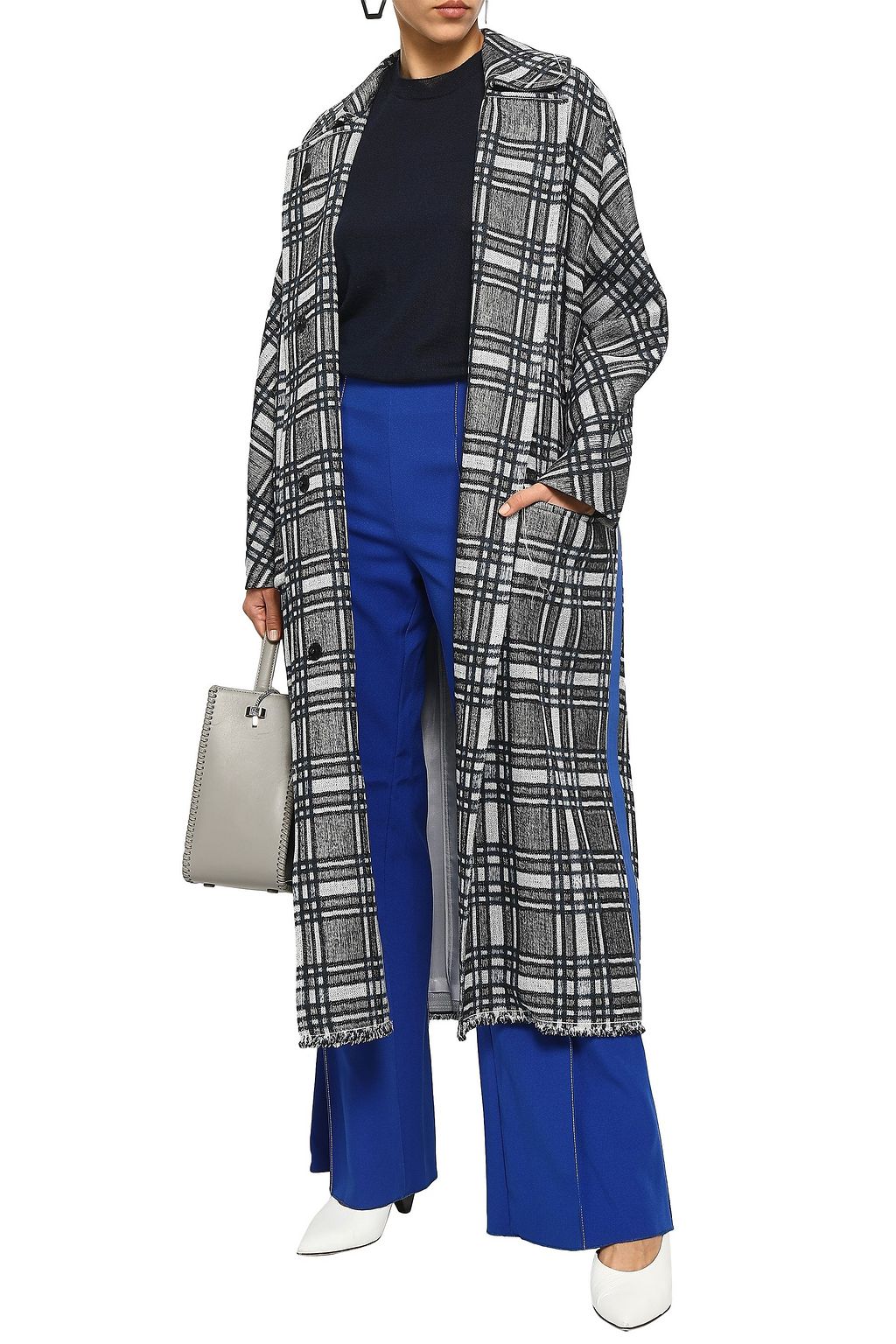 MARNI Checked tweed coat
