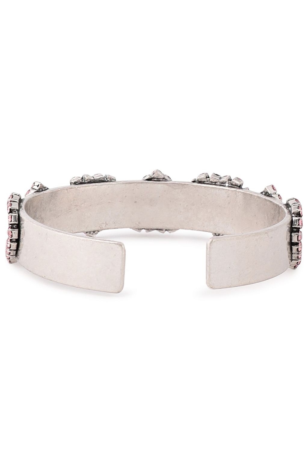 DANNIJO Coeur oxidized silver-tone crystal cuff