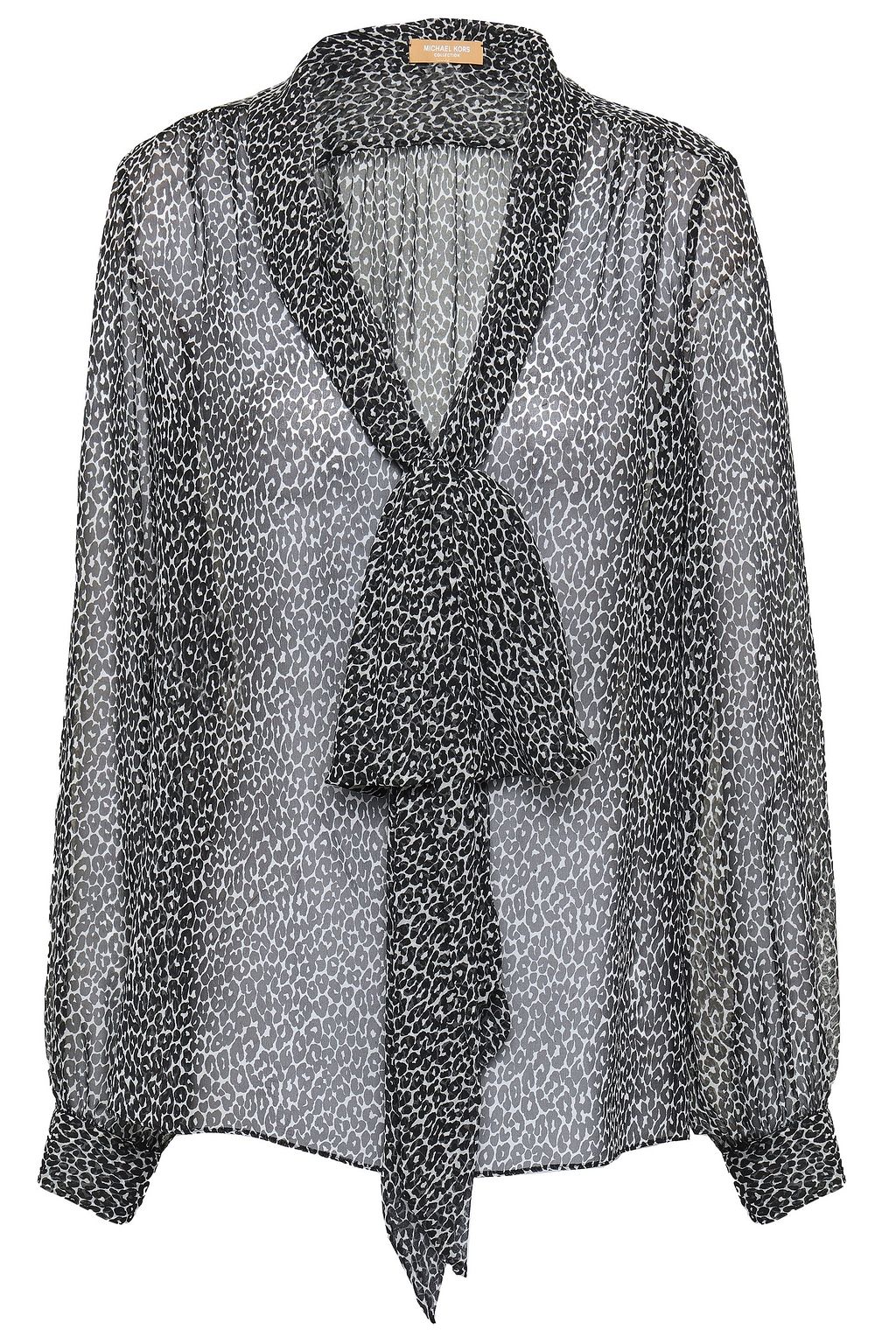 michael kors leopard print top