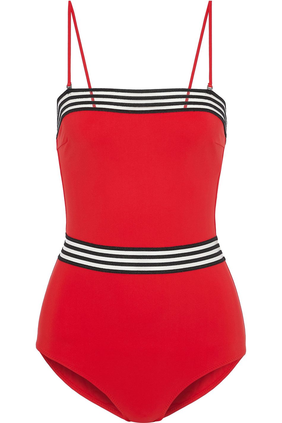 red mesh swimsuit