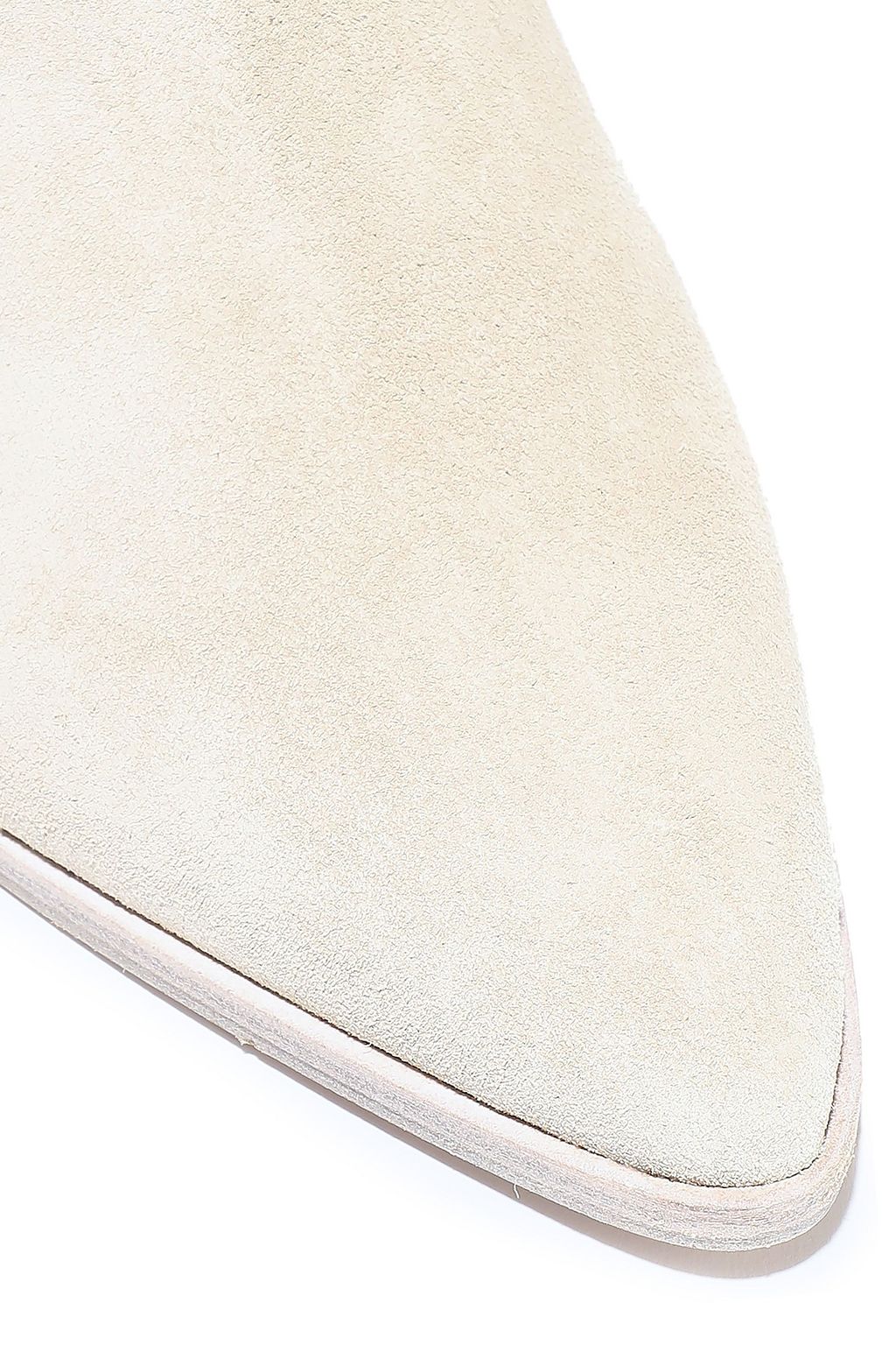 SIGERSON MORRISON Cathy metallic leather-paneled suede ankle boots