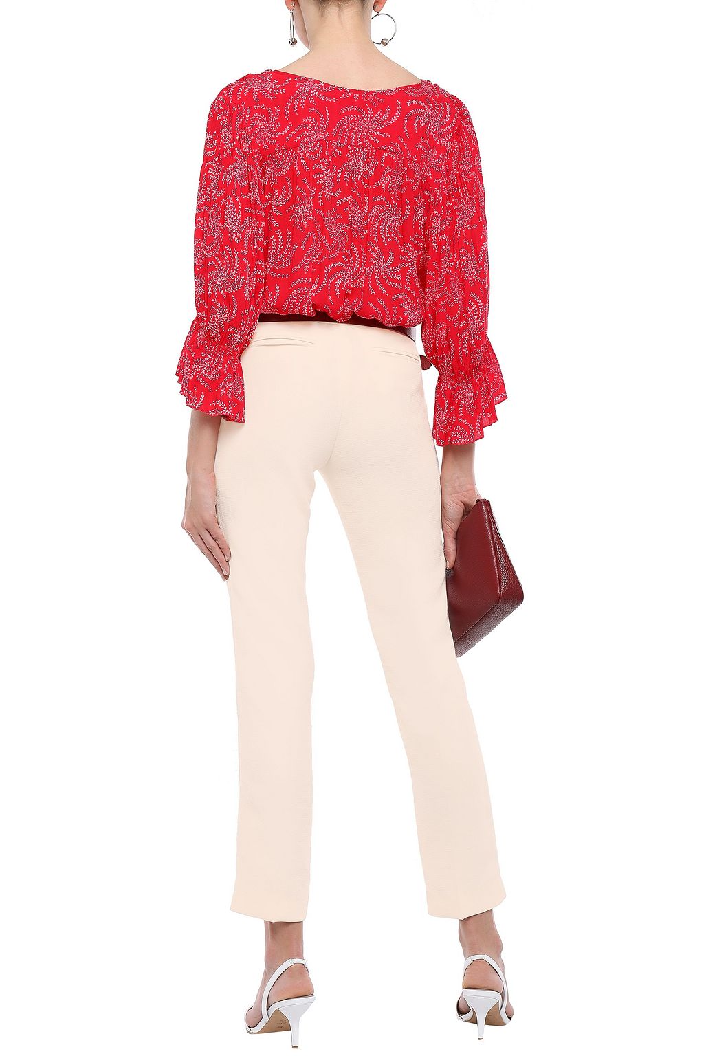 BA&SH Crepe slim-leg pants