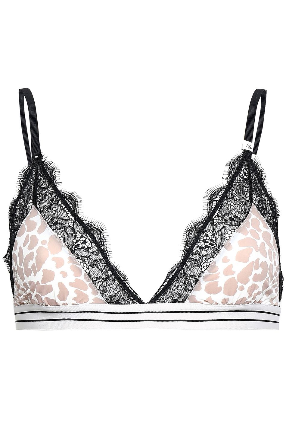 animal print bralette