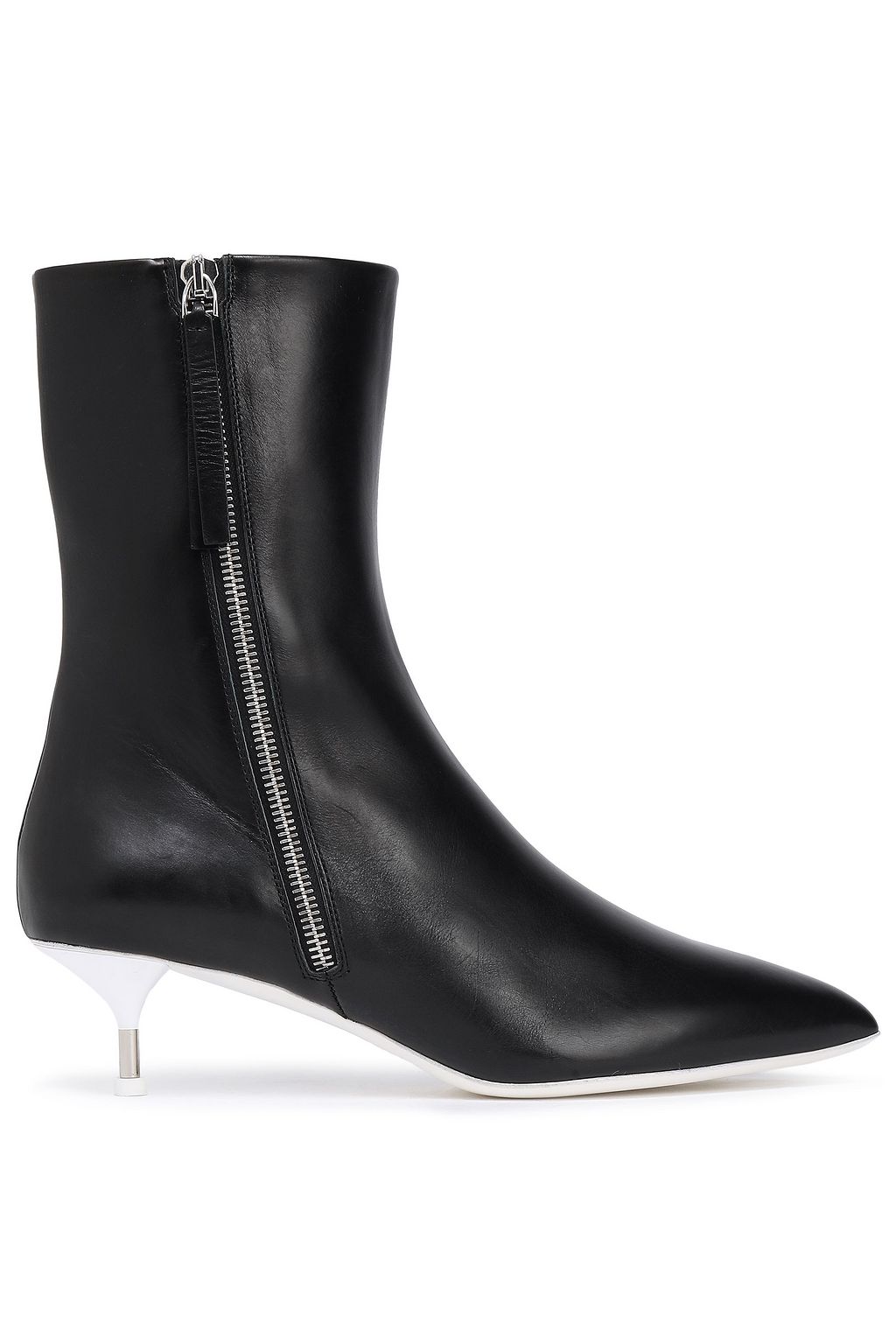 sale black leather ankle boots