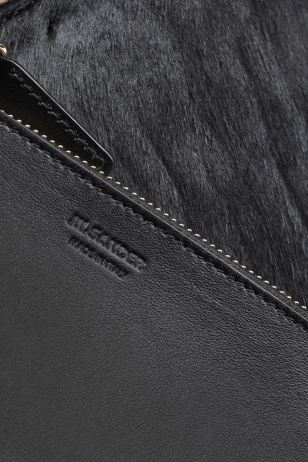 JIL SANDER Calf hair bucket bag