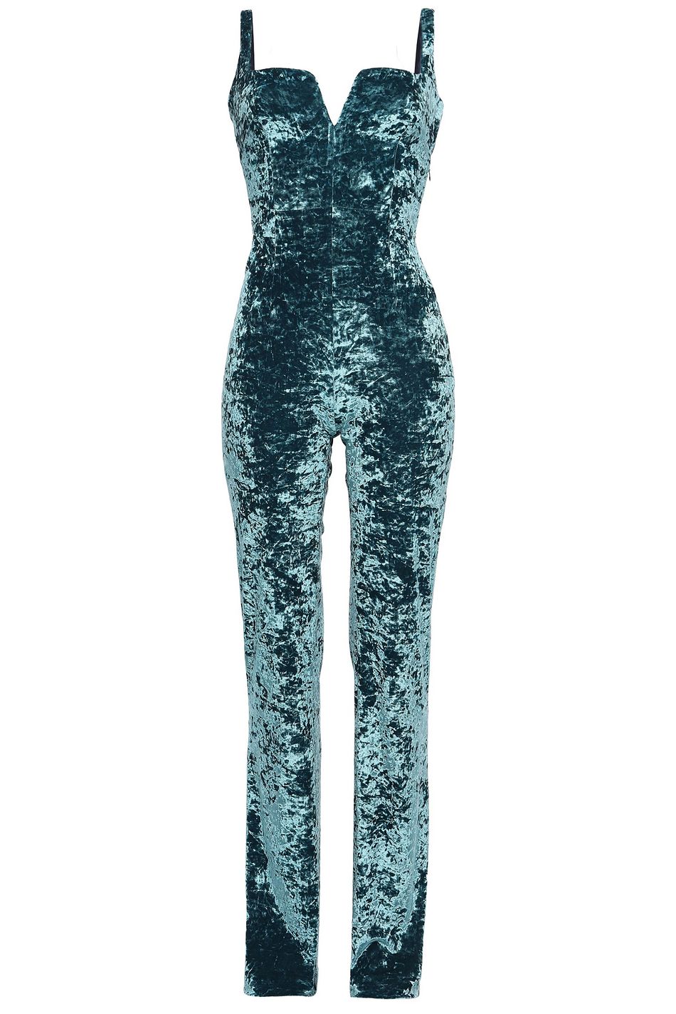 grey velvet jumpsuit
