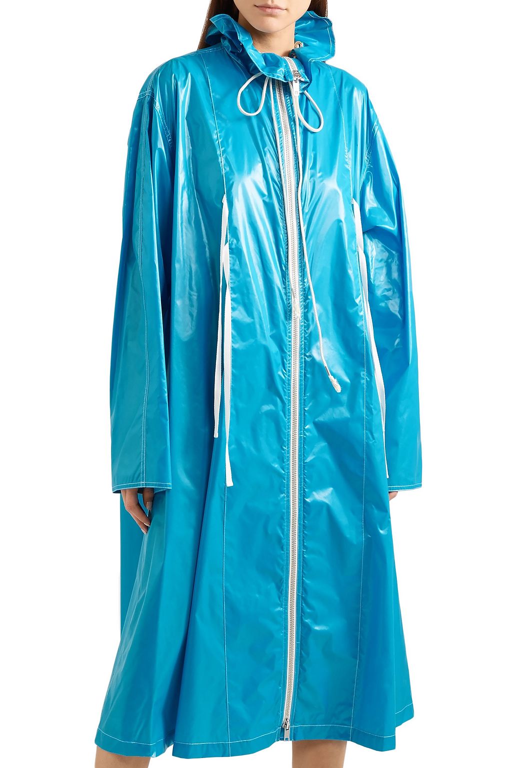 CALVIN KLEIN 205W39NYC Oversized coated shell raincoat