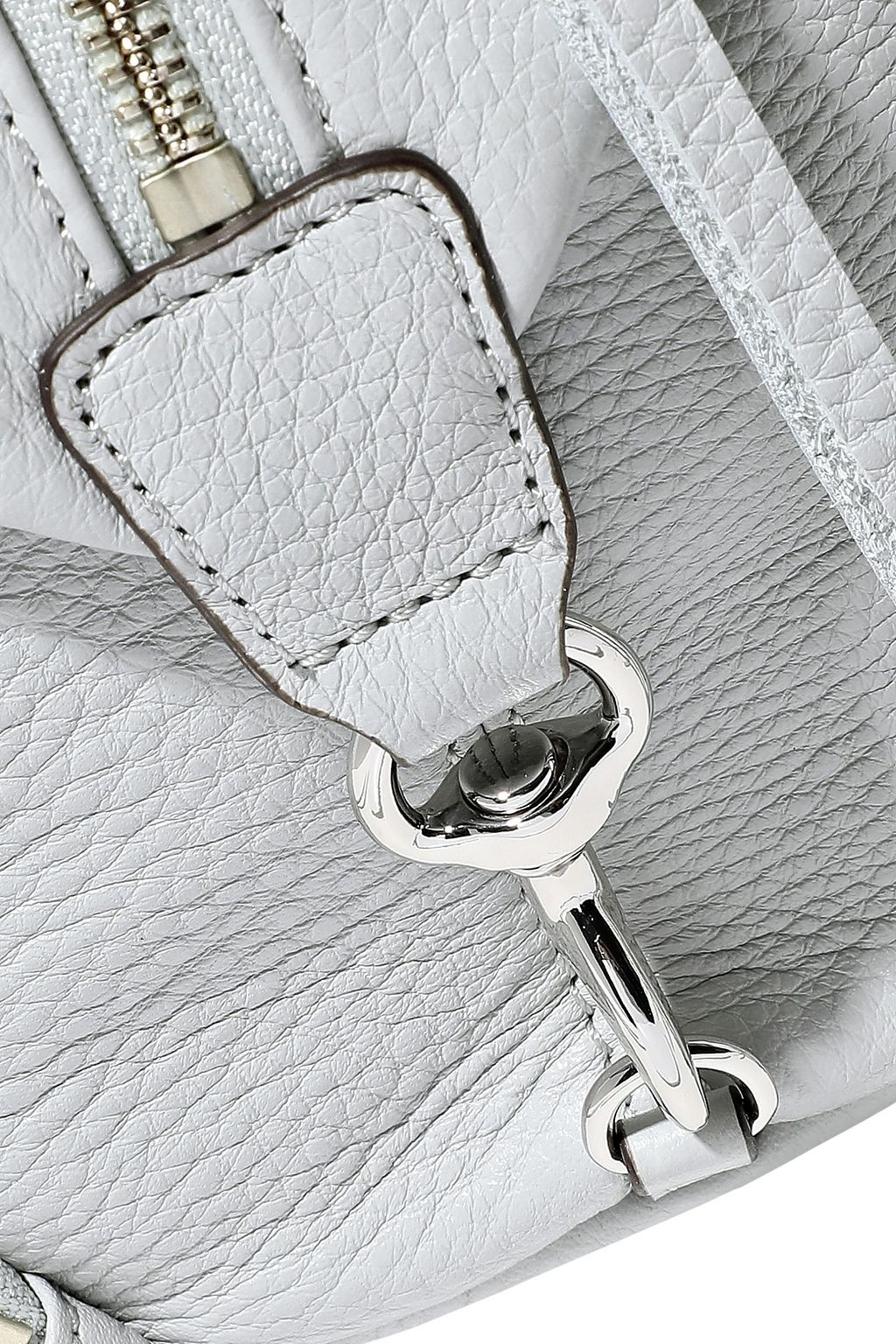 REBECCA MINKOFF Pebbled-leather backpack