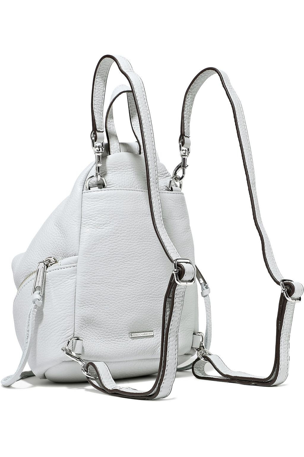 REBECCA MINKOFF Pebbled-leather backpack