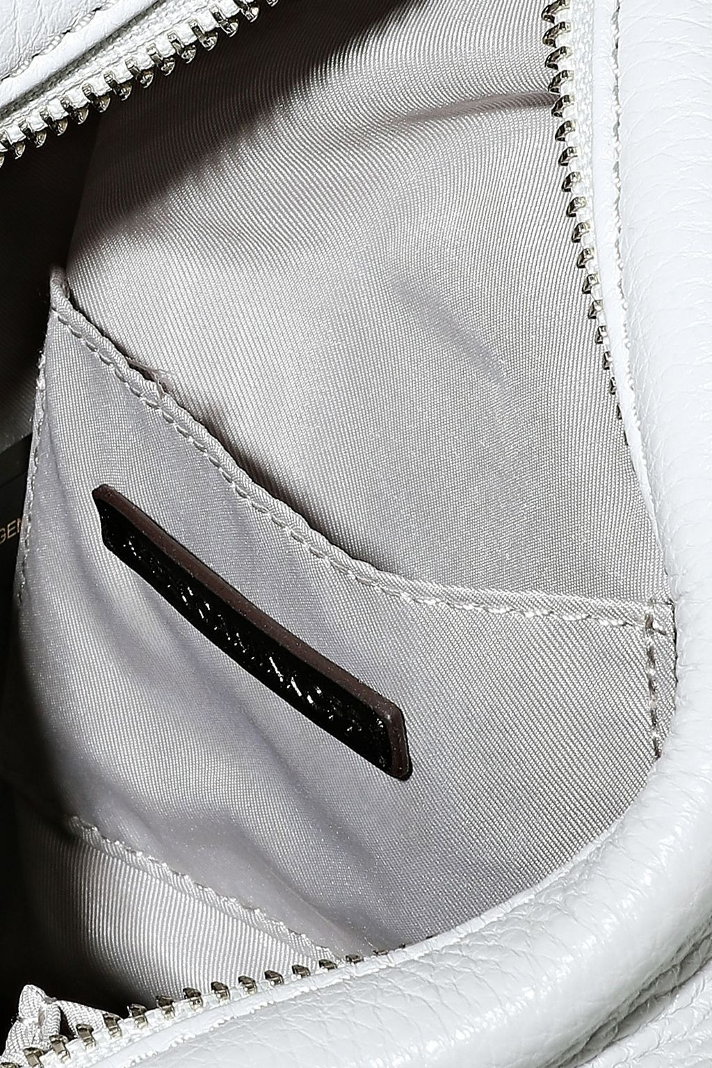 REBECCA MINKOFF Pebbled-leather backpack
