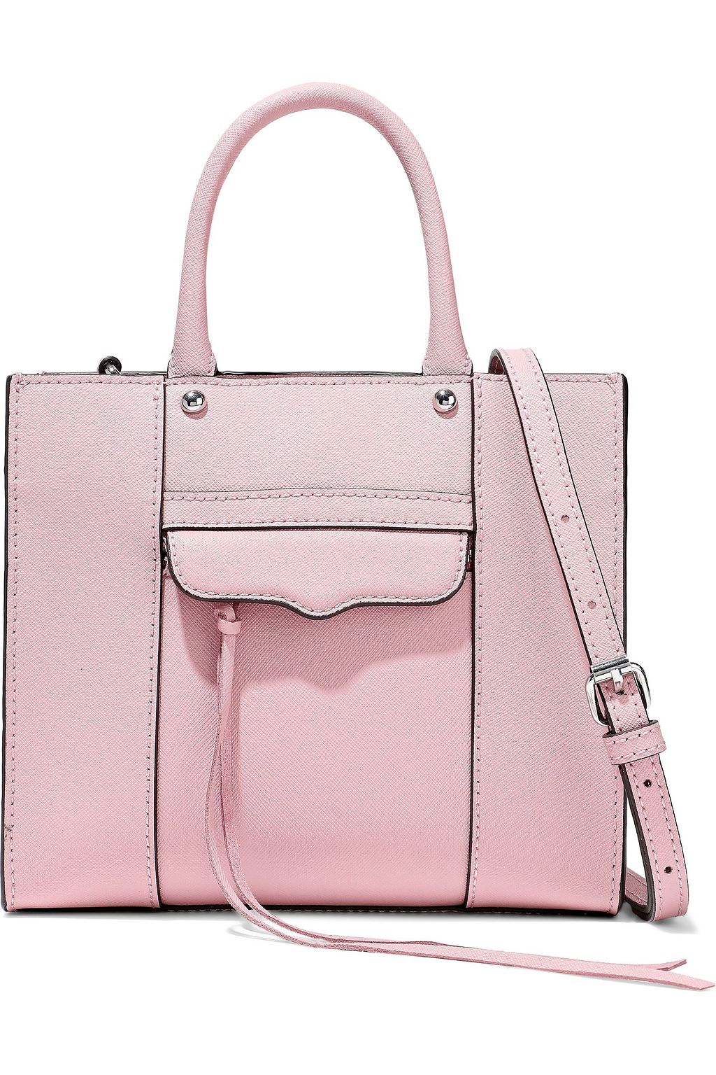 REBECCA MINKOFF M.A.B. textured-leather tote