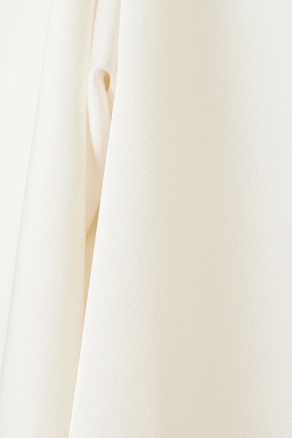 THE ROW Terha ruched silk-satin blouse