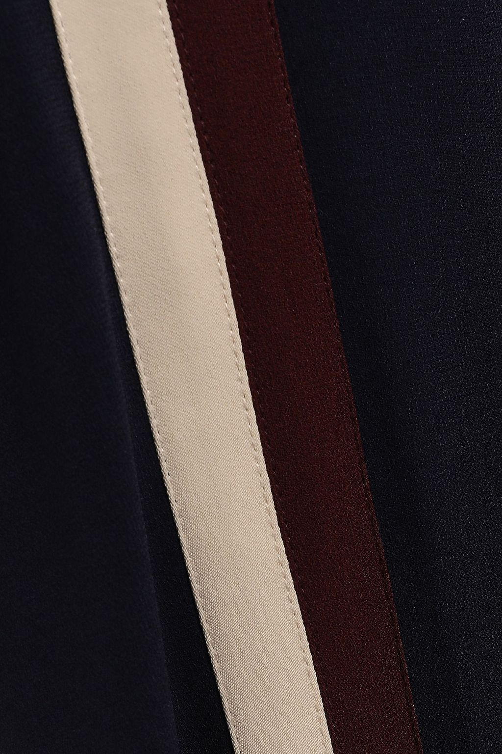 KENZO Striped crepe track pants
