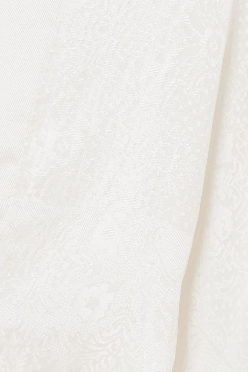 GIVENCHY Draped satin-jacquard top