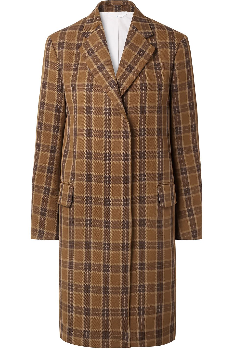 calvin klein plaid coat