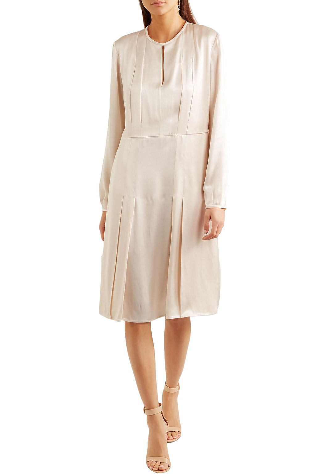 STELLA MCCARTNEY Satin-crepe dress