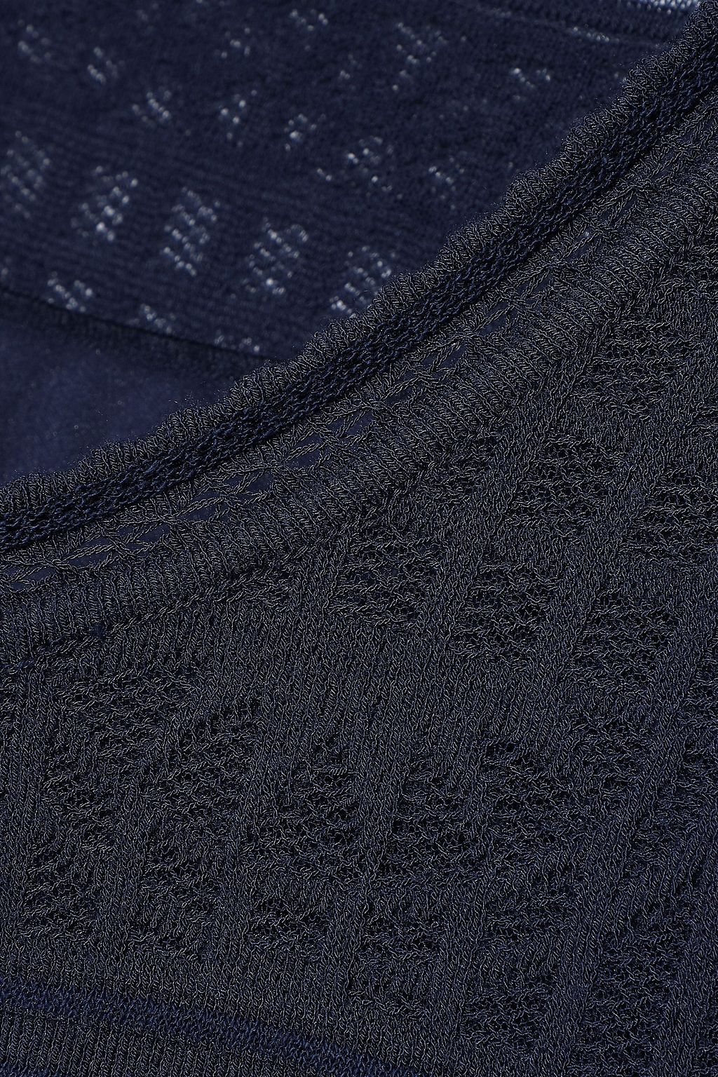 M MISSONI Crochet-knit cotton-blend mini dress