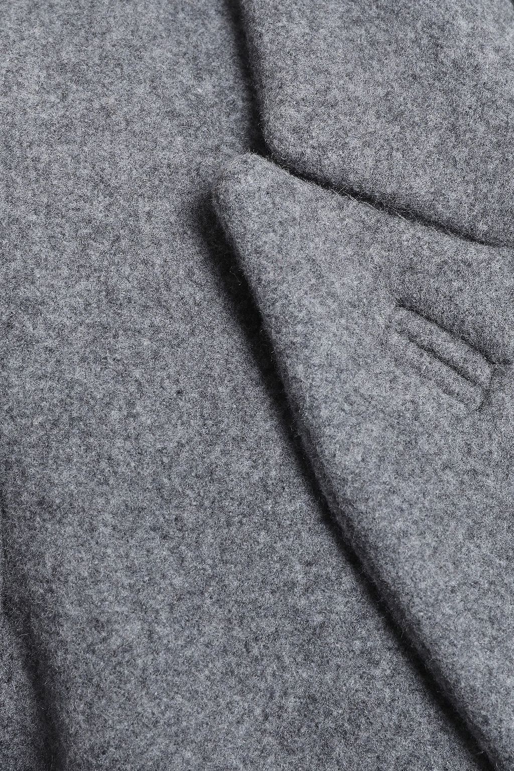 IRO Fine double-breasted wool and cashmere-blend felt coat