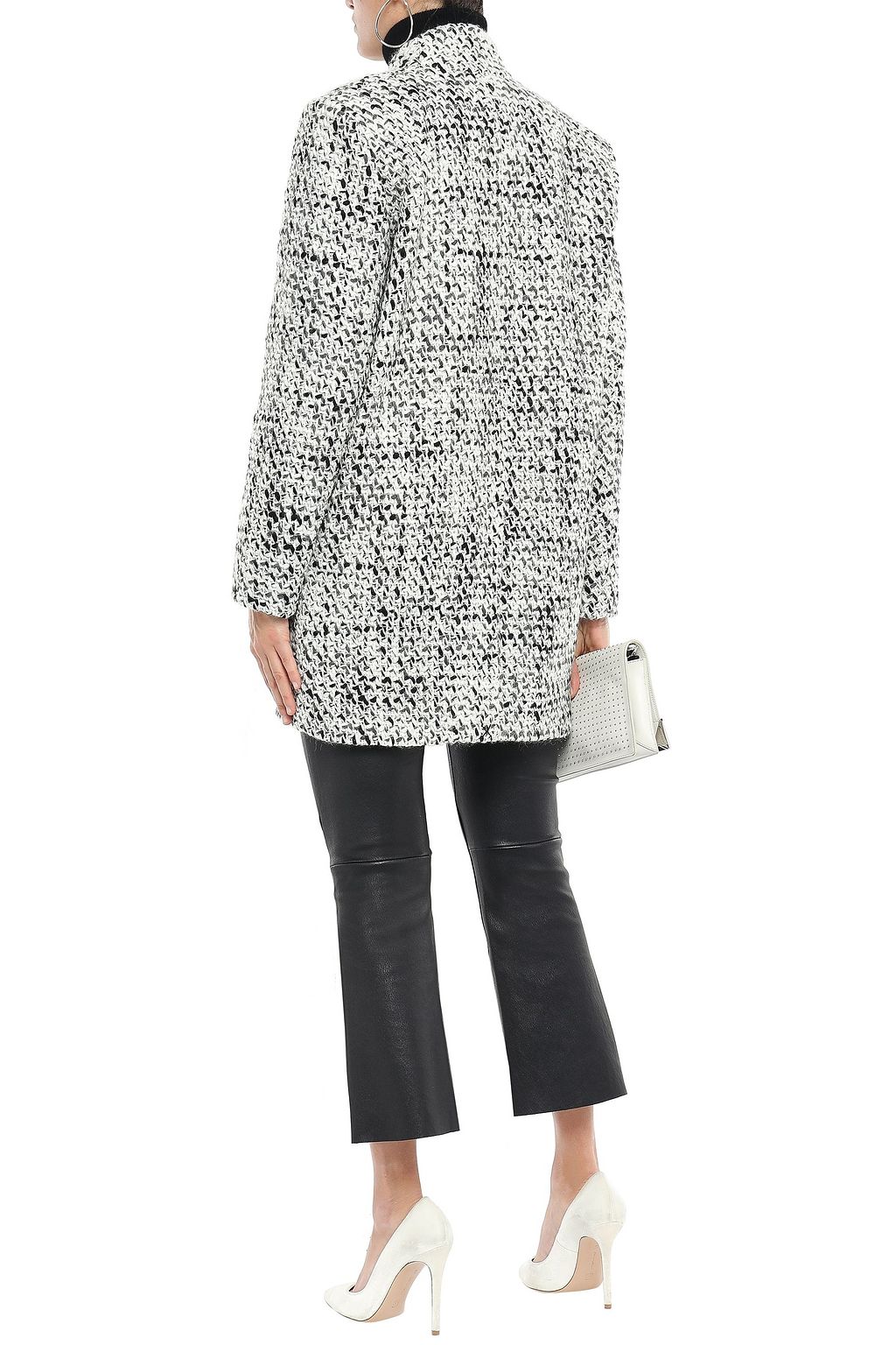 IRO Golden bouclé-tweed coat
