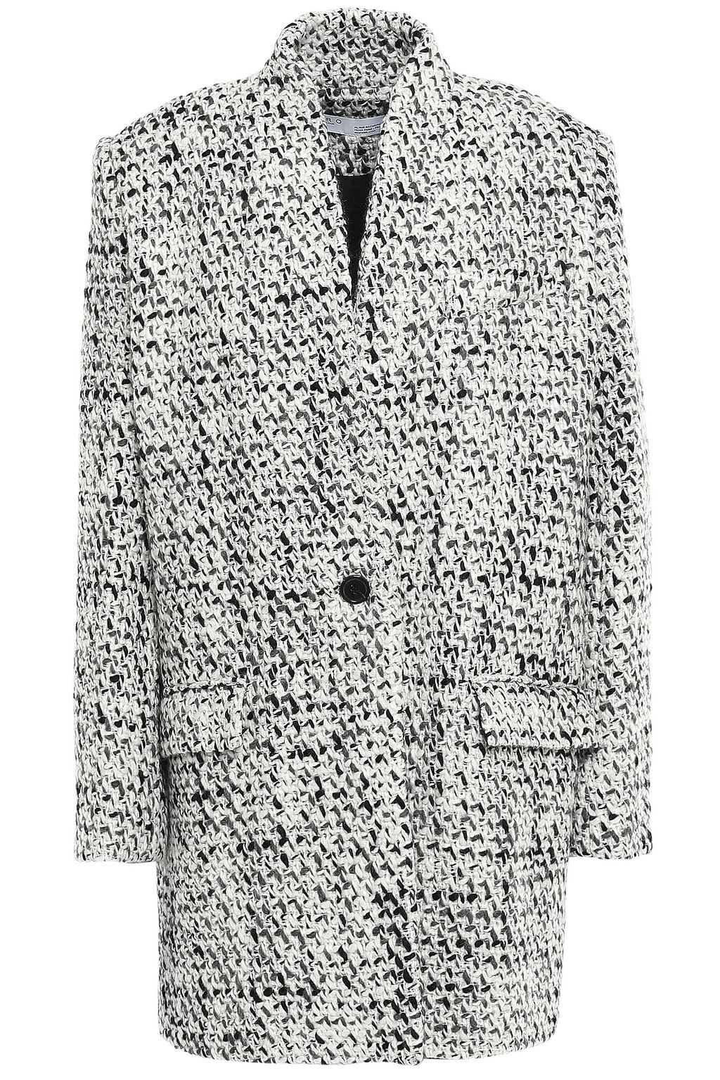 IRO Golden bouclé-tweed coat