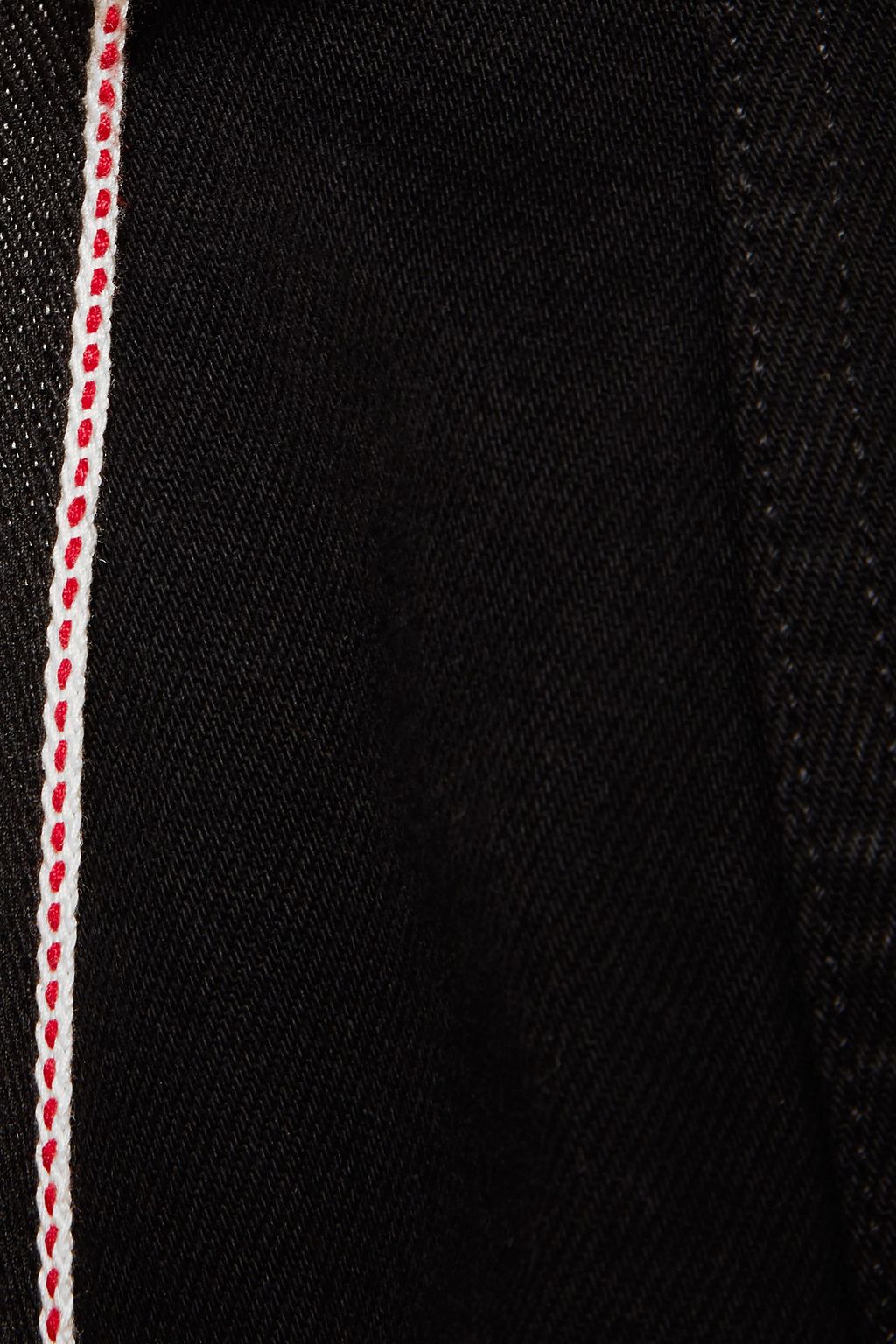 ALEXANDER MCQUEEN Layered grosgrain-trimmed denim jacket