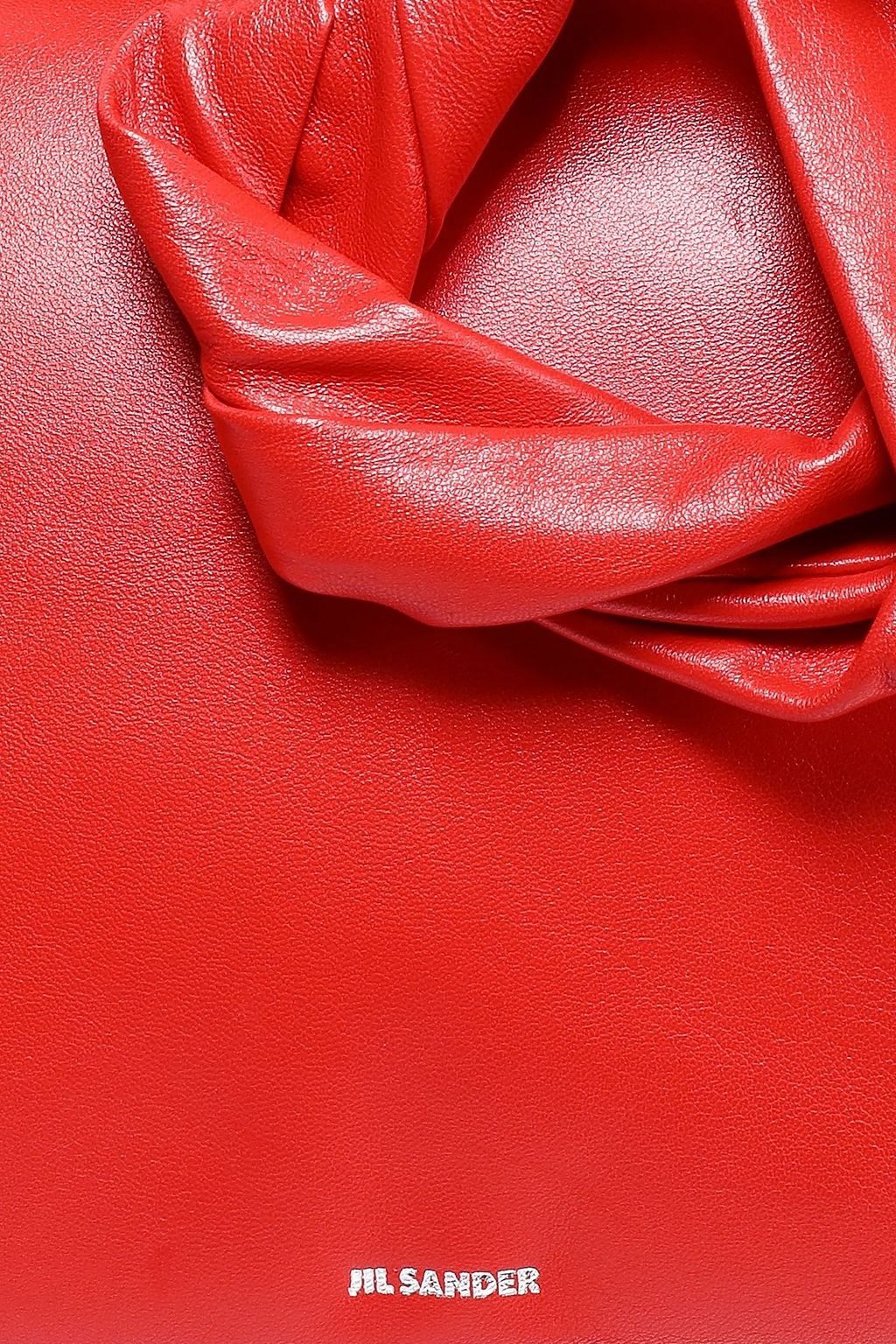 JIL SANDER Twisted leather shoulder bag