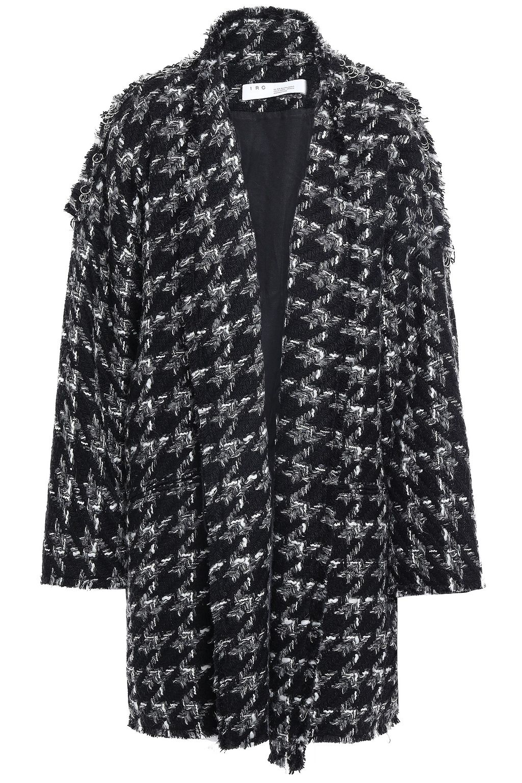 houndstooth oversized coat