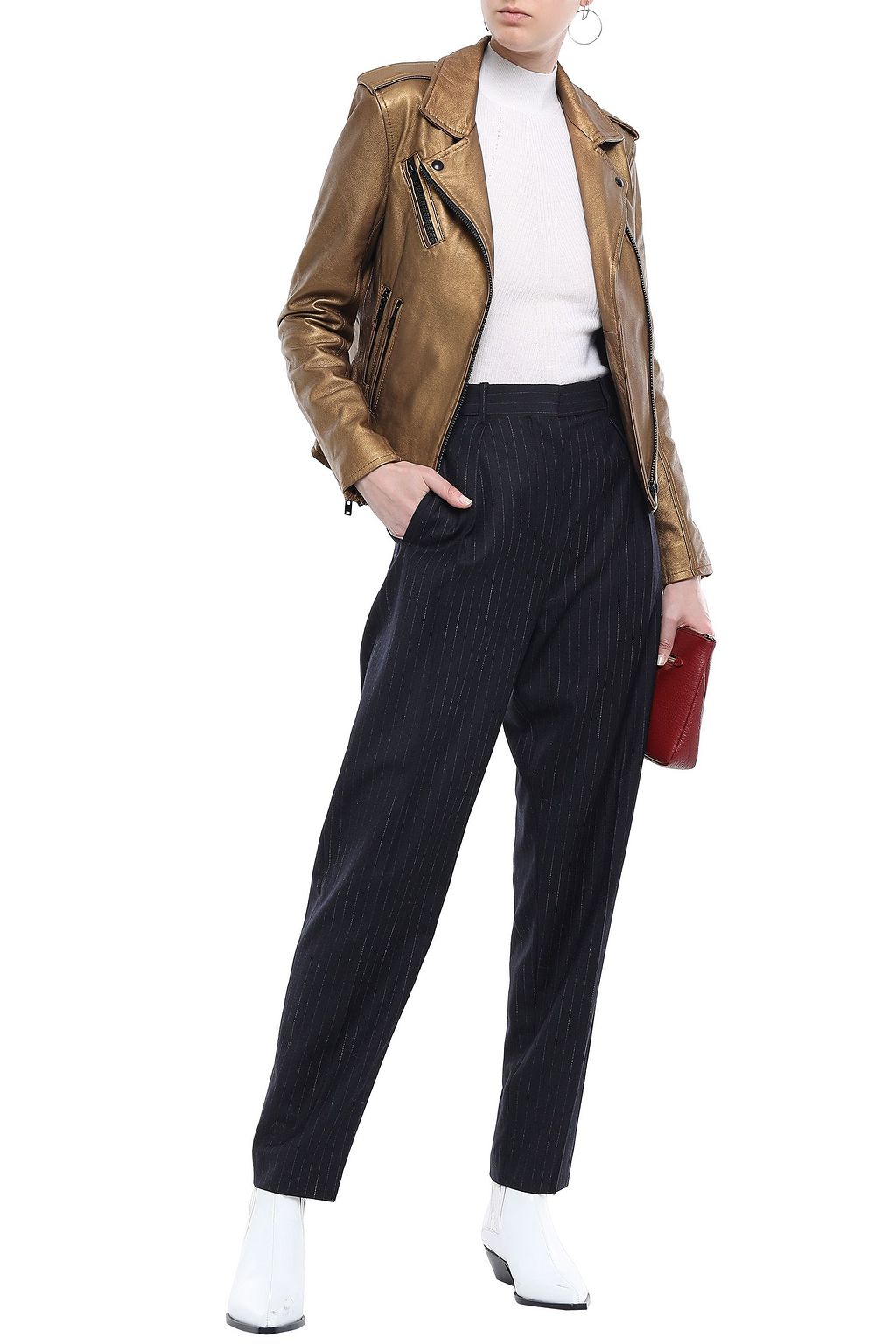 IRO Newhan leather biker jacket