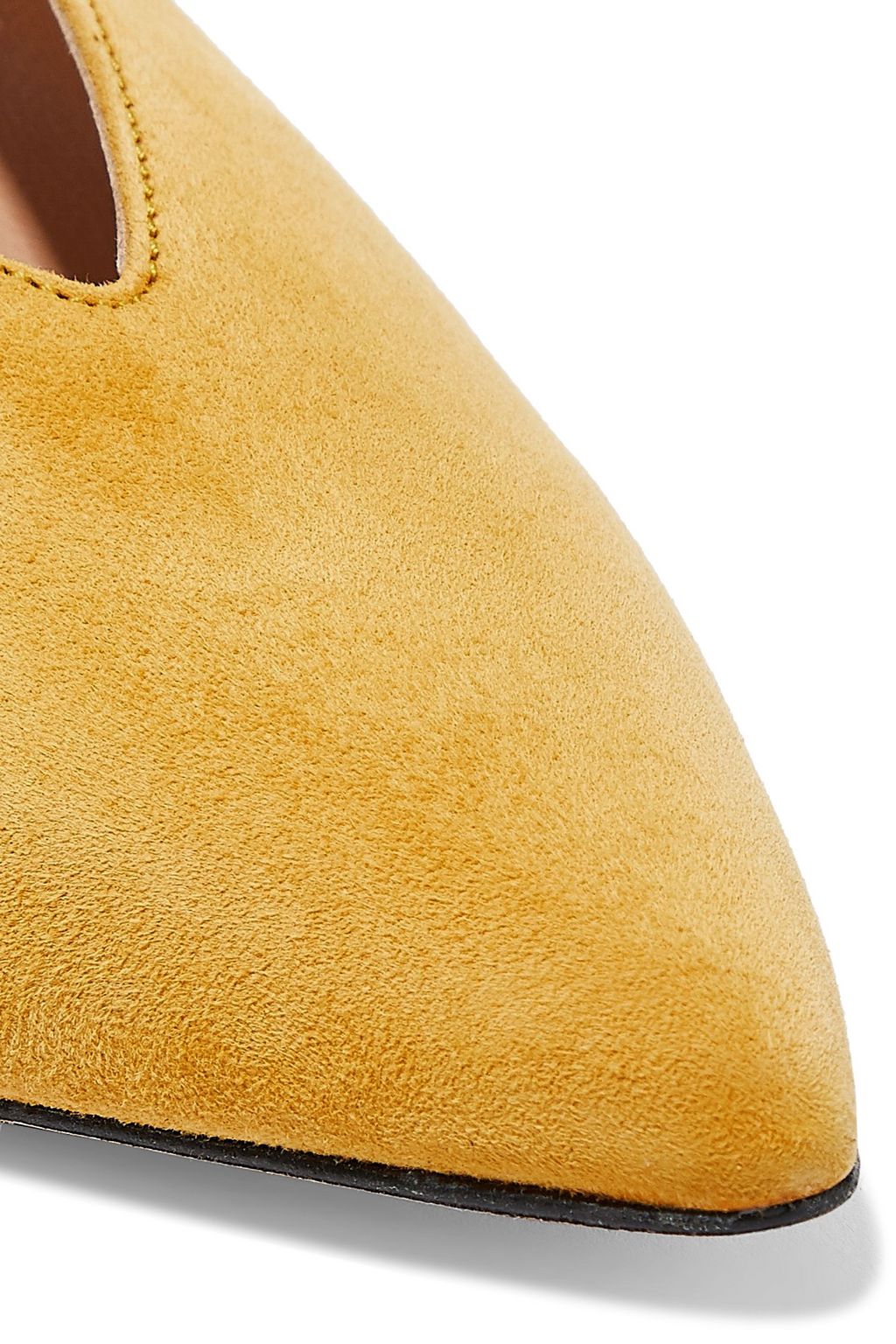 IRIS & INK Karrigan suede slingback point-toe flats