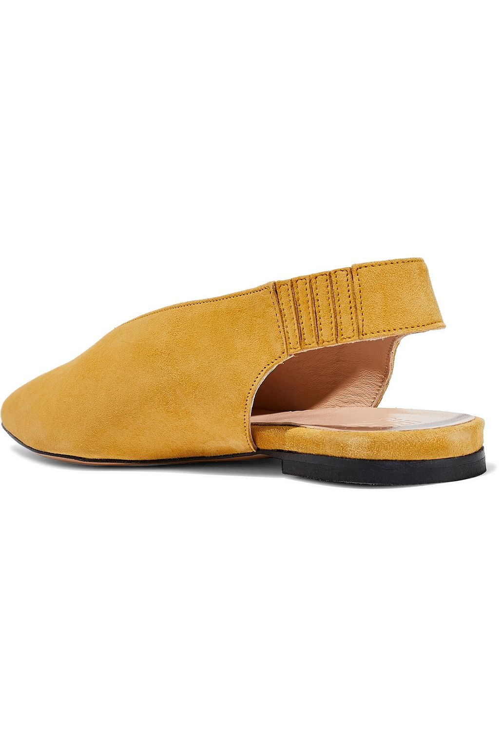IRIS & INK Karrigan suede slingback point-toe flats